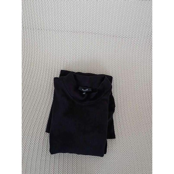 Aqua 100% Cashmere Medium Charcoal Gray Open Front Draped Cardigan Sweater M - Picture 7 of 8